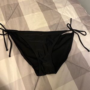 Cute black tie bikini bottoms